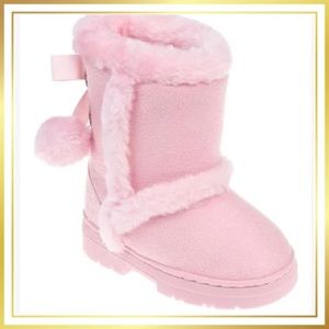 BEBE Girls Size 7 Light Pink Winter Boot